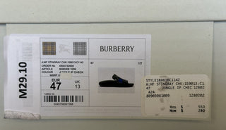 Burberry Mens Stingray Rubber Jungle IP Check Sandals 14 US 47 8088962 NIB $550