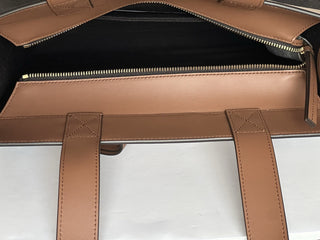 Burberry Manzon Tote Shoulder Bag Black/Dark Brown 80934531 NWT $1350