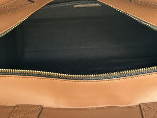 Burberry Manzon Tote Shoulder Bag Black/Dark Brown 80934531 NWT $1350