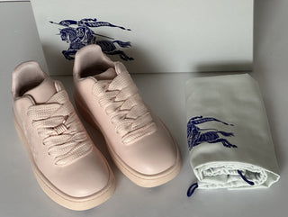 Burberry Women's Baby Neon Low Top Sneakers 7 US (37 Eu) Italy 8083394 NIB $790