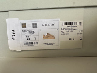 Burberry Women's Baby Neon Low Top Sneakers 9 US (39 Eu) Italy 8083394 NIB $790
