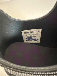 Burberry Rubber  Marsh Women's Black Rain Boots 7 US (37 Eu) IT 8077371 NIB $820