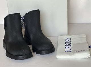 Burberry Rubber  Marsh Women's Black Rain Boots 10 US (40) IT 8077371 NIB $820