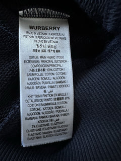 Burberry Horseferry Print Navy Sweatshirt with Hoodie L Fits XL 8084736 NWT $860