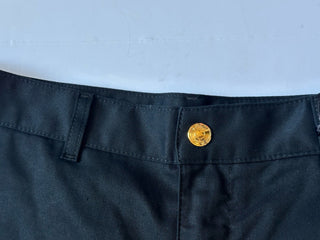 Versace Heritage Print Black Drill Fabric Shorts 52 Euro (36”) 1014373 NWT $900