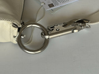 Burberry Small Knight Crinkled Leather Shoulder Bag Beige 80816761 NWT $2590