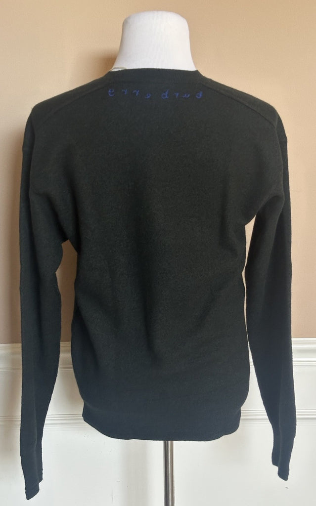 Burberry Vine IP Pattern Wool Sweatshirt XL 8076260 Italy NWT $1250