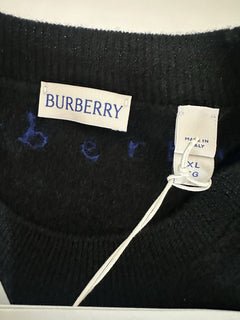 Burberry Vine IP Pattern Wool Sweatshirt XL 8076260 Italy NWT $1250
