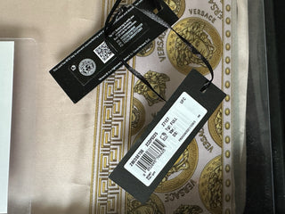 Versace Medusa Amplified 4-piece FULL Bed Set Sheet Set Pink/Gold NIB $900