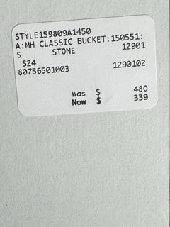 Burberry Classic Check Bucket Hat Stone Small (56 cm) 8075650 Italy NWT $480