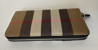 Burberry IP Check Large Zip Around Wallet Taupe Brown 8084560 NWT $630