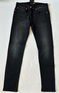 Versace Men’s Black Stretch Stone Washed Denim Jeans Size 33 US 1011835 NWT $950