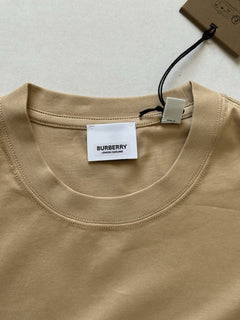 Burberry Caris Check Soft Fawn T-shirt M (Oversized) 8085110 NWT $480