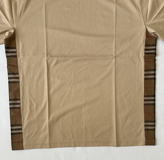 Burberry Caris Check Soft Fawn T-shirt M (Oversized) 8085110 NWT $480