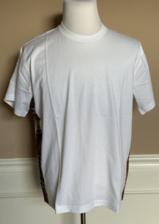 Burberry Caris Check White T-shirt L (Oversized) 8085111 NWT $480