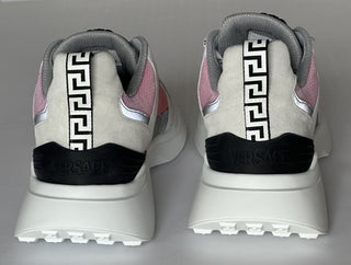 Versace Low Top Womens Leather/Fabric Pink Sneakers 10 US (40) 1011941 NWT $825