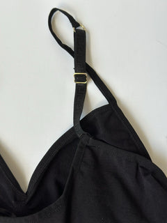 Versace Medusa Black Shapewear Bralette S-M (Stretch) Made in Italy 1008756 NWT