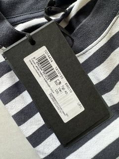 Versace Nautical Stripe T-shirt Size 40 Euro Made in Portugal 1014414 NWT $650
