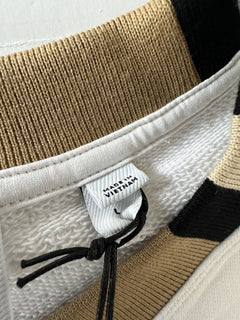 Burberry Jarrad White Sweatshirt Large (Oversized) 8091048 NWT $510