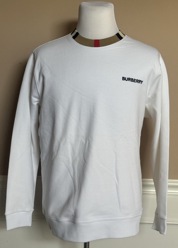 Burberry Jarrad White Sweatshirt XL (Oversized) 8091048 NWT $510