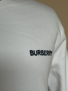 Burberry Jarrad White Sweatshirt XL (Oversized) 8091048 NWT $510