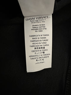 Versace Men’s Blouson Denim Black Stretch Jacket L (50) 1011834 NWT $1650