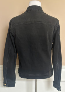 Versace Men’s Blouson Denim Black Stretch Jacket L (50) 1011834 NWT $1650