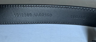 Versace Medusa-Buckle Burgundy Slim Leather Belt 100 (40) IT 1012369 NWT $500
