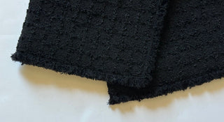 Versace Boucle Tweed Mini Skirt Black 42 Euro Italy 1013539 NWT $1550