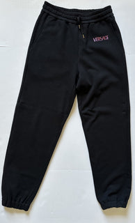 Versace Women's Black Sweatpants Size 4 US (38 Euro) 1014488 NWT $750
