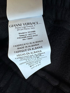 Versace Women's Black Sweatpants Size 8 US (42 Euro) 1014488 NWT $750