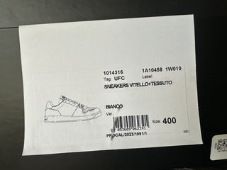 Versace Women’s Medusa White Leather Sneakers 10 US (40 Euro) 1014316 NIB $700