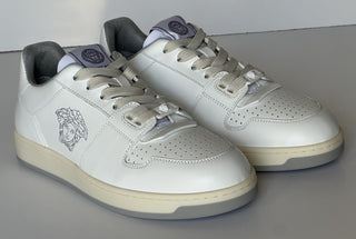 Versace Women’s Medusa White Leather Sneakers 9 US (39 Euro) 1014316 NIB $700