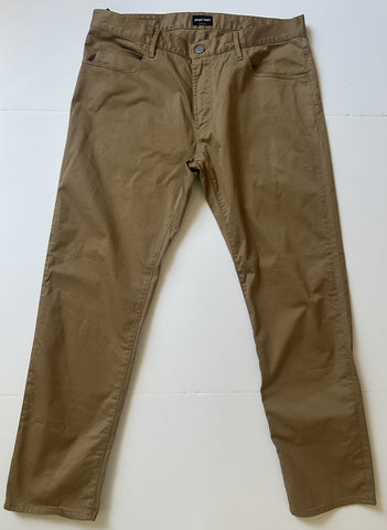 Giorgio Armani Men’s Brown Casual Pants Size 36/32 Made in Italy 6KSJ15 NWT $595