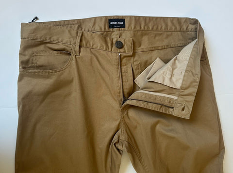 Giorgio Armani Men’s Brown Casual Pants Size 36/32 Made in Italy 6KSJ15 NWT $595