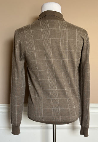 Ralph Lauren Purple Label Men's Taupe Cashmere/Silk Polo Shirt M IT NWT $1295