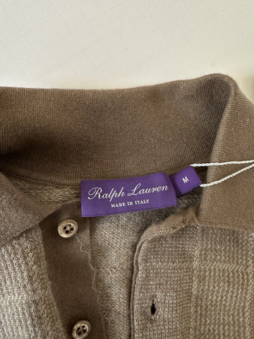 Ralph Lauren Purple Label Men's Taupe Cashmere/Silk Polo Shirt M IT NWT $1295
