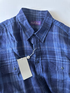 Ralph Lauren Purple Label Men's Long Sleeve Blue Shirt L Portugal NWT $695