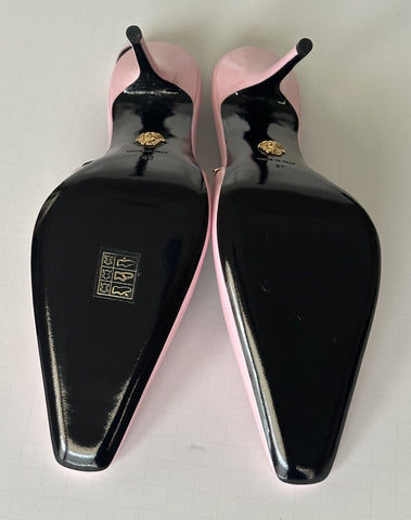Versace Sling Back Leather Pump Shoes Pale Pink 11 US (41) 1012127 IT NIB $850