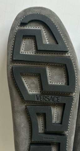 VERSACE Medusa Men's Charcoal Suede Driver Shoes 11 US (44 Euro) Italy 1013960