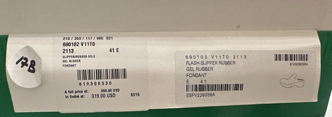 Bottega Veneta Rubber Fondant Sandals Clogs 8 US (41 Euro) 690102 NIB $650