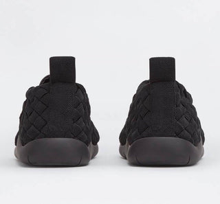 Bottega Veneta Tech Knit Stretch Black Sneakers 8.5 US (41.5) 651306 NIB $1300