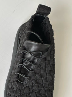 Bottega Veneta Tech Knit Stretch Black Sneakers 8.5 US (41.5) 651306 NIB $1300
