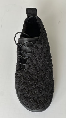 Bottega Veneta Tech Knit Stretch Black Sneakers 8.5 US (41.5) 651306 NIB $1300
