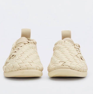 Bottega Veneta Tech Knit Stretch Sea  Salt Sneakers 12 US (45) 651306 NIB $1300