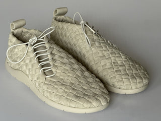 Bottega Veneta Tech Knit Stretch Sea  Salt Sneakers 12 US (45) 651306 NIB $1300