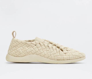 Bottega Veneta Tech Knit Stretch Sea  Salt Sneakers 12 US (45) 651306 NIB $1300