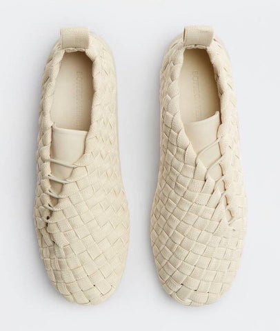 Bottega Veneta Tech Knit Stretch Sea  Salt Sneakers 12 US (45) 651306 NIB $1300