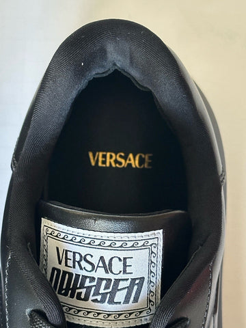 Versace Greca Leather Low Top Black Sneakers 14.5 US (47.5) 1008124 NWT $775