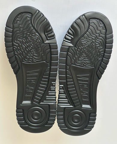 Versace Greca Leather Low Top Black Sneakers 14.5 US (47.5) 1008124 NWT $775